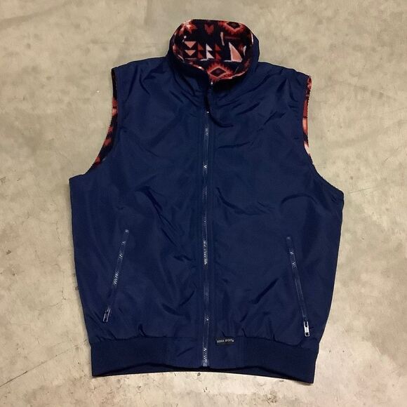 EUC Vintage Sierra Sport Reversible Vest Fleece Lined Full Zip - Picture 2 of 11